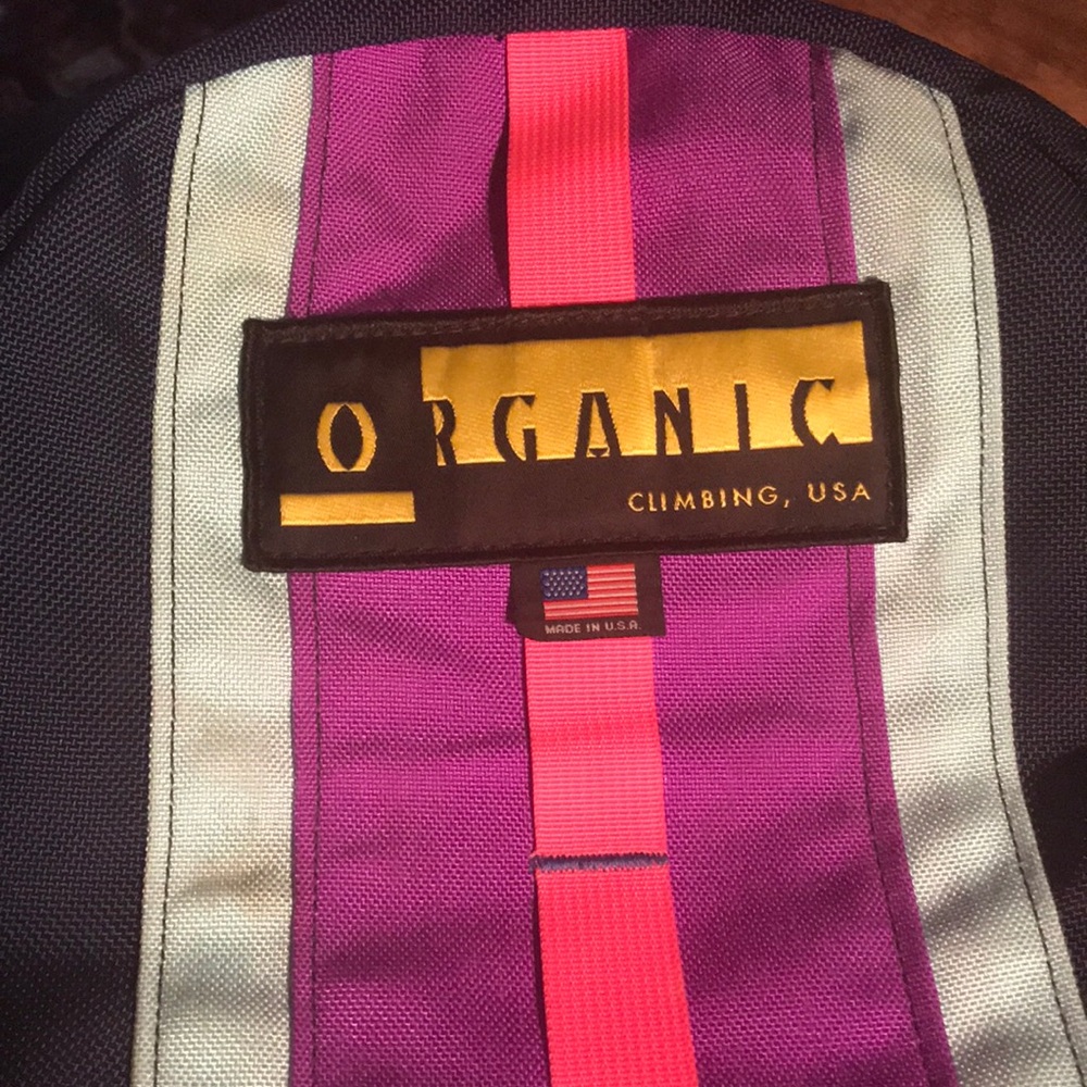 large Organic Climbing USA backpack